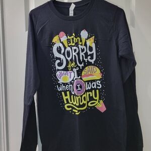 Women's Long-sleeved Food-themed Tee